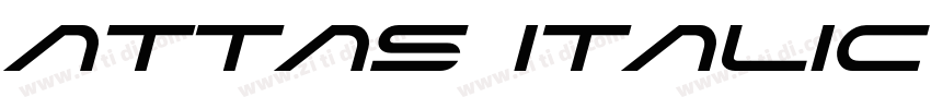 Attas Italic Italic字体转换